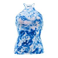 Seafolly Blue Reversible Tankini Swimsuit Caribbean Ink