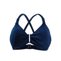 seafolly navy blue triangle swimsuit f cup