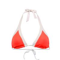 Seafolly Nectarine Orange Triangle Swimsuit Block Party