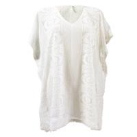 Seafolly White Lace Kaftan