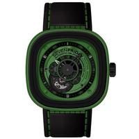 sevenfriday watch green p105 d