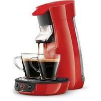 senseo viva caf hd782980 pod coffee machine red