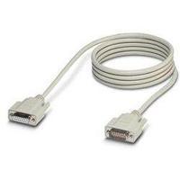 Series, Parallel Cable [1x D-SUB socket 15-pin - 1x D-SUB plug 15-pin] 1 m White Phoenix Contact