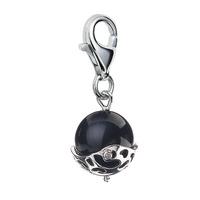 Selene Orb Charm Black Onyx