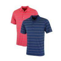 Seasonal Micro Pique Stripe Golf Shirt