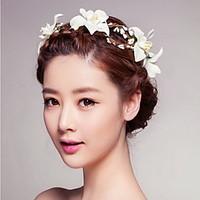 Seaside Beautiful Rose Flower Wreaths Headband for Lady Wedding Party Holiday Hair Jewelry