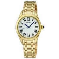 Seiko ladies\' gold-plated bracelet watch