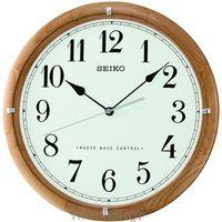 Seiko Clocks Wooden Wall Clock Radio Controlled QXR303Z