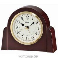 Seiko Clocks Wooden Mantel Alarm Clock QXE044B
