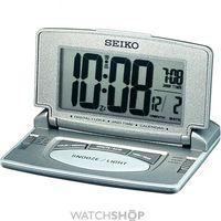 Seiko Clocks LCD Desk Alarm Clock QHL021N