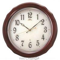 Seiko Clocks Emblem Wooden Wall Clock AHS521B