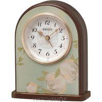 Seiko Clocks Floral Mantel Alarm Clock QXE055L