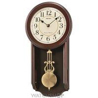 Seiko Clocks Westminster Chiming Pendulum Wall Clock QXH063B