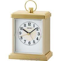 Seiko Clocks Carriage Mantel Alarm Clock QHE148G