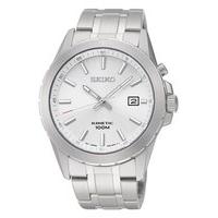 Seiko Mens Stainless Steel Kinetic Watch