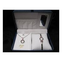 Seconda Necklace and Bracelet Set Sekonda - Size: Medium - Metallics