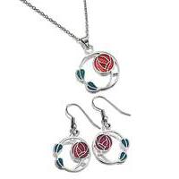 Sea Gems Mackintosh Pendant & Earrings