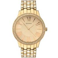 Sekonda Ladies Editions Gold Plated Stone Set Bracelet Watch 2398
