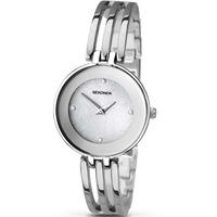 sekonda ladies stoneset stainless steel bracelet watch 2303