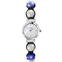 sekonda ladies crystalla white blue bracelet watch 4732