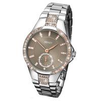 Sekonda Ladies Cubic Zirconia Steel Watch 2182