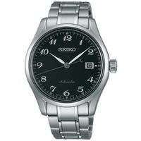 Seiko Mens Presage Black Automatic Watch SPB037J1