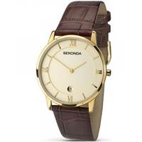 sekonda mens strap watch 1041