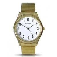 Sekonda Mens Gold Plated Bracelet Watch 3752