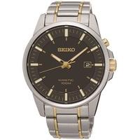 seiko mens two tone kinetic watch ska735p1