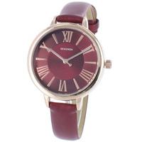 sekonda ladies red strap watch 2357