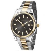 sekonda mens steel two tone watch 3501