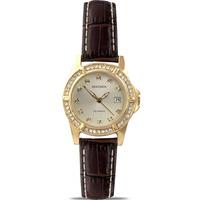 Sekonda Ladies Brown Strap Watch 4586