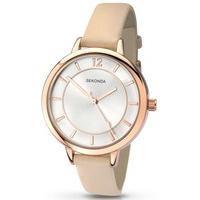 Sekonda Ladies Editions Cream Strap Watch 2137