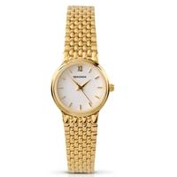 Sekonda Ladies Gold Plated White Dial Watch 4849