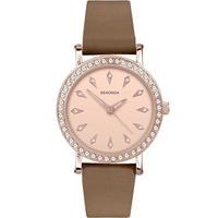 Sekonda Ladies Brown Strap Watch 2028