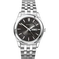 sekonda mens black dial bracelet watch 3479