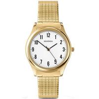 Sekonda Mens Gold Plated Bracelet Watch 3752