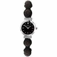 sekonda ladies black crystalla watch 4717