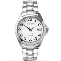 Sekonda Mens White Dial Watch 3952