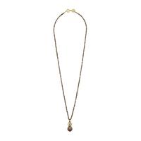 SENCE Bernadette Gold Plated Red Quartz Pendant V284