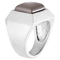 SENCE Cushion Cube Clear Glass Ring V161