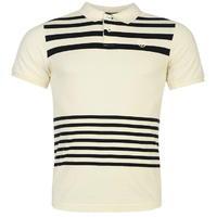 Sergio Tacchini Stripe Polo Shirt Mens