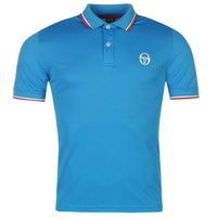 sergio tacchini reed polo shirt mens