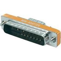 Series Adapter [1x D-SUB plug 25-pin - 1x D-SUB socket 9-pin] 0 m Orange Digitus