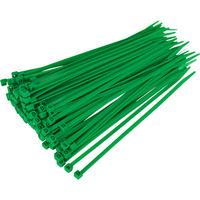 sealey ct20048p100g cable ties 200 x 48mm green pack of 100