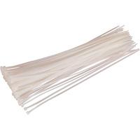 sealey ct38048p100w cable ties 380 x 48mm white pack of 100