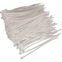 sealey ct10025p200w cable ties 100 x 25mm white pack of 200