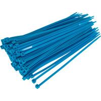 sealey ct20048p100b cable ties 200 x 48mm blue pack of 100