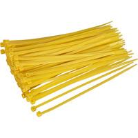 Sealey CT20048P100Y Cable Ties 200 x 4.8mm Yellow Pack Of 100