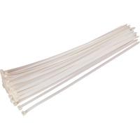 Sealey CT65012P50W Cable Ties 650 x 12mm White Pack Of 50